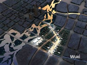 masterplan by night Sino Swedish Eco City, Masterplan by night