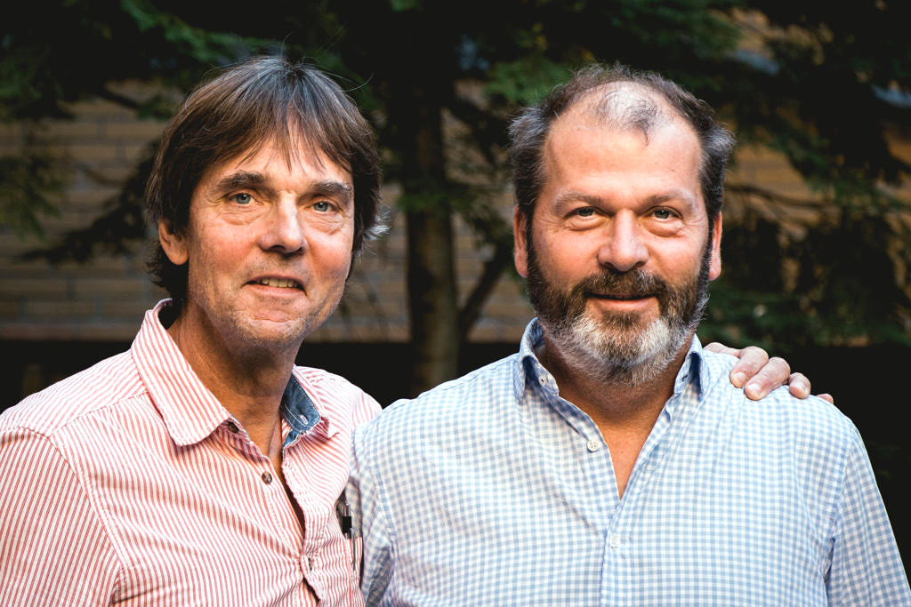 Fritz Olausson och Magnus Almung, arkitekterna bakom bland annat Alingsås Tingsrätt.