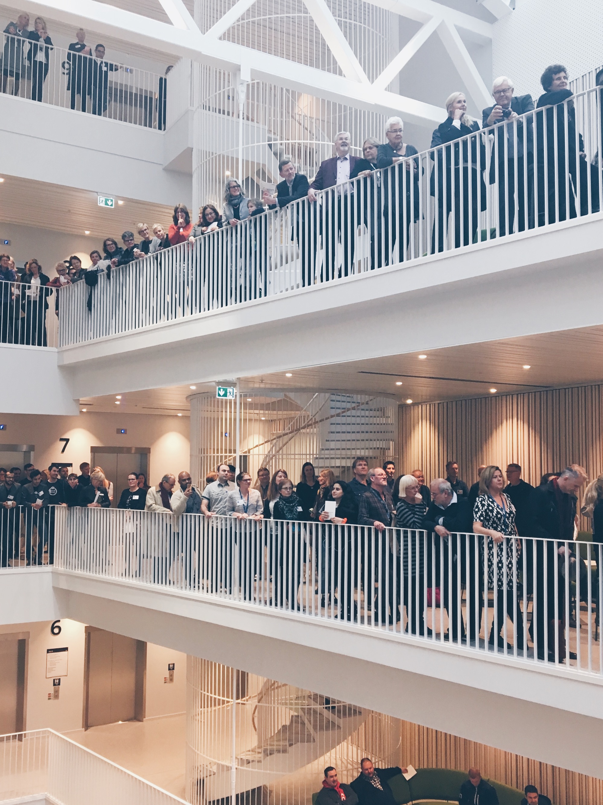 Invigningen var välbesökt