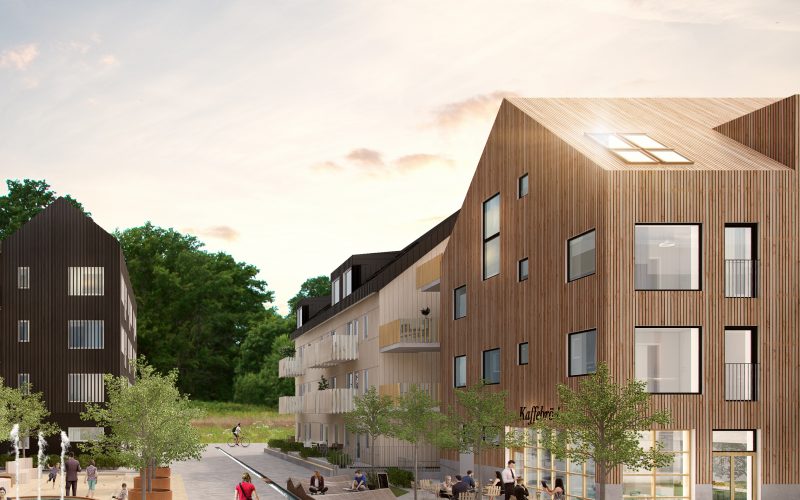 kungsangen square Markanvisningsvinster för Tengboms trähus