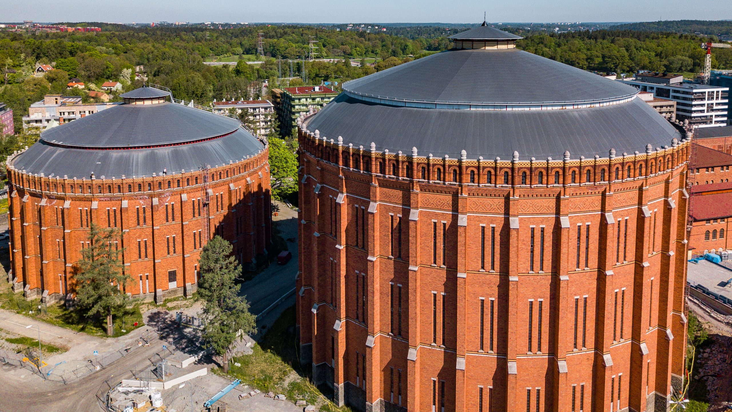 Gasometer gasklocka
