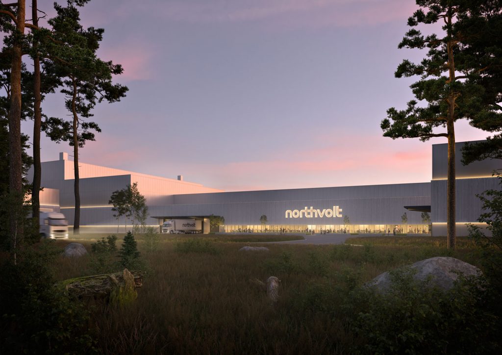 northvolt batterifabrik webb Tengbom ritar Northvolts batterifabriker
