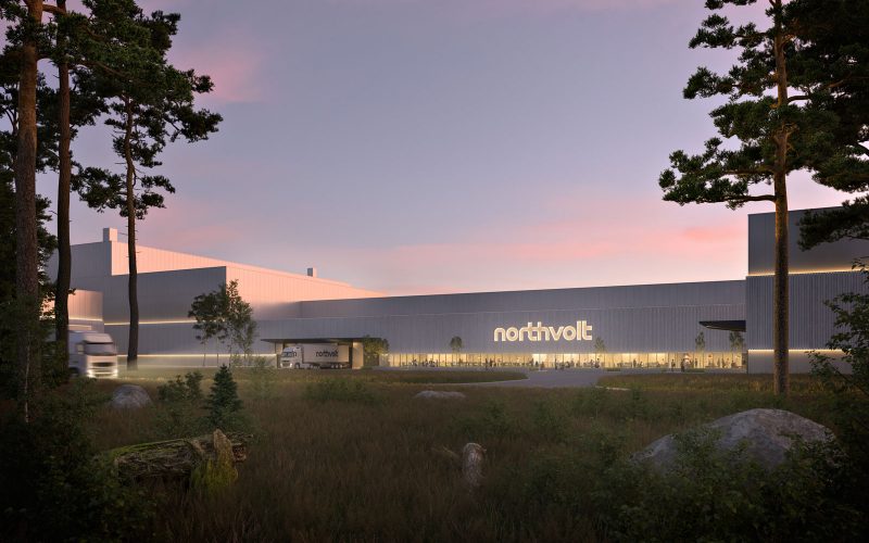 northvolt batterifabrik webb Tengbom ritar Northvolts batterifabriker