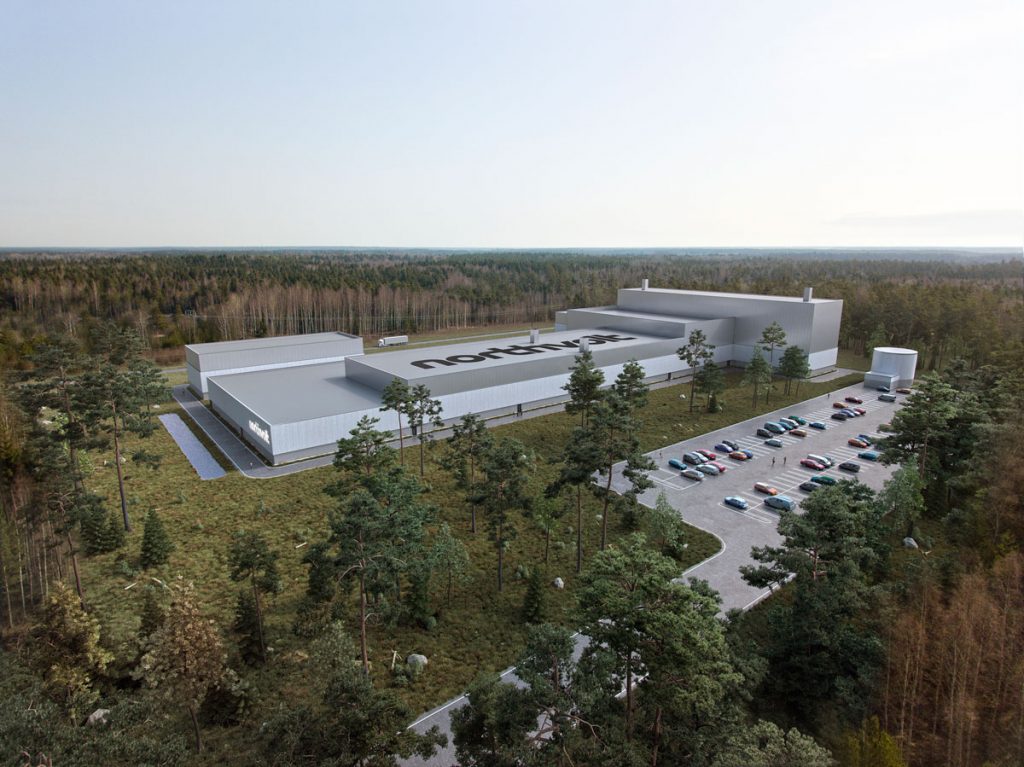 overview northvolt batterifabrik webb Tengbom ritar Northvolts batterifabriker