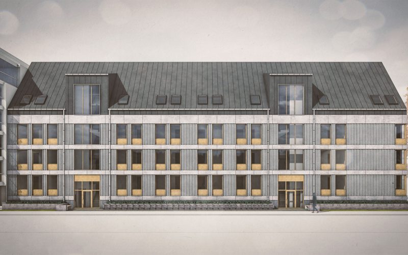 3d fasad brogatan Bygglov för nytt bostadshus på Brogatan i Karlstad