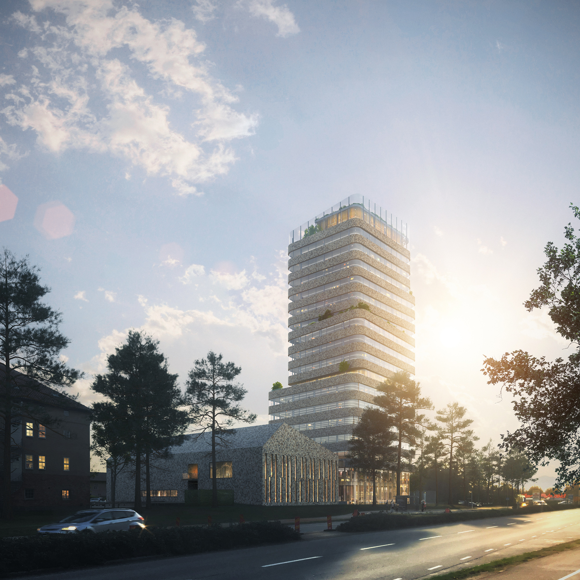 Symbol för Växjö som trästad - WeXO