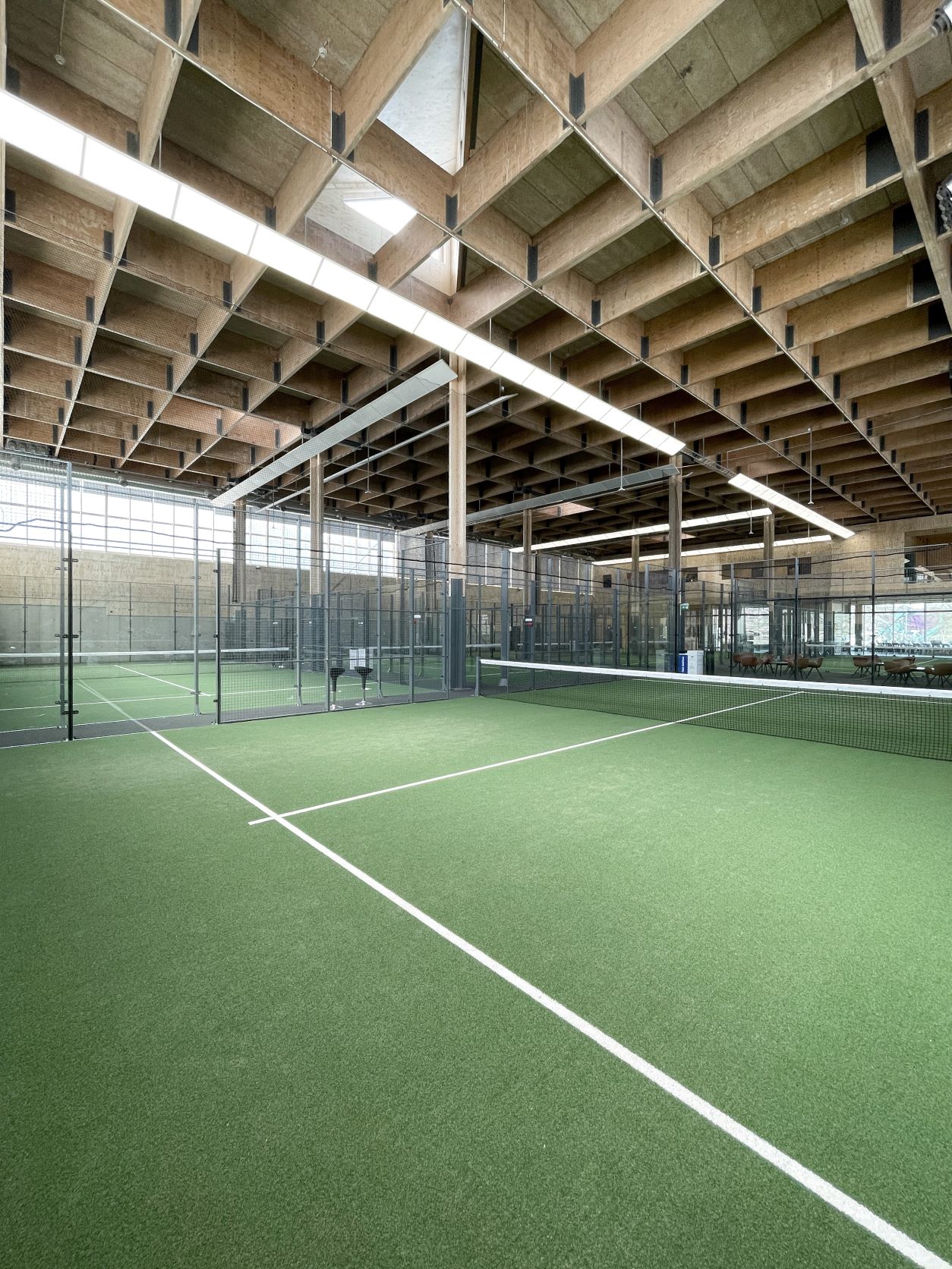 for webb hallen Rekord i återbruk när tillfälliga Östermalmshallen blir padelhall i Mölnlycke