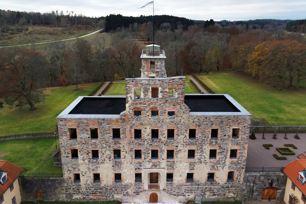 Stjärnorp slottsruin exteriör