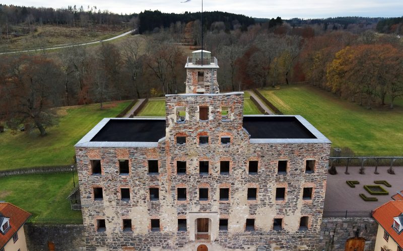 Stjärnorp slottsruin exteriör
