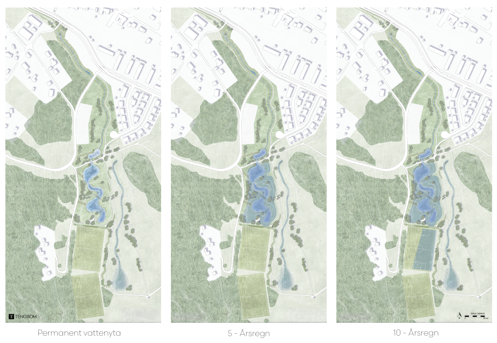 illustrationsplan gunsta dagvattendamm 1 Gunsta dagvattendamm