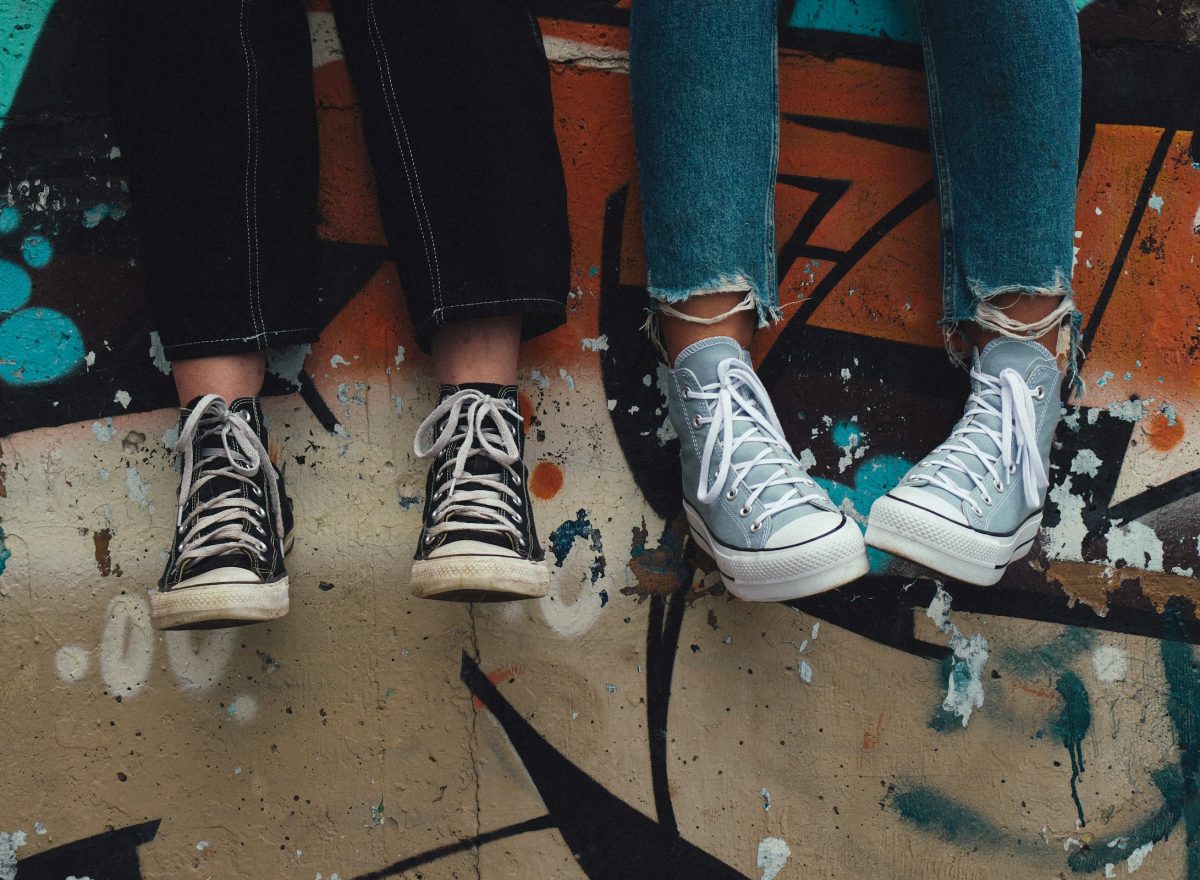 Converse graffiti