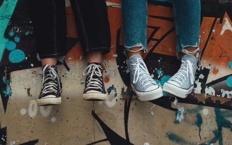 Converse graffiti